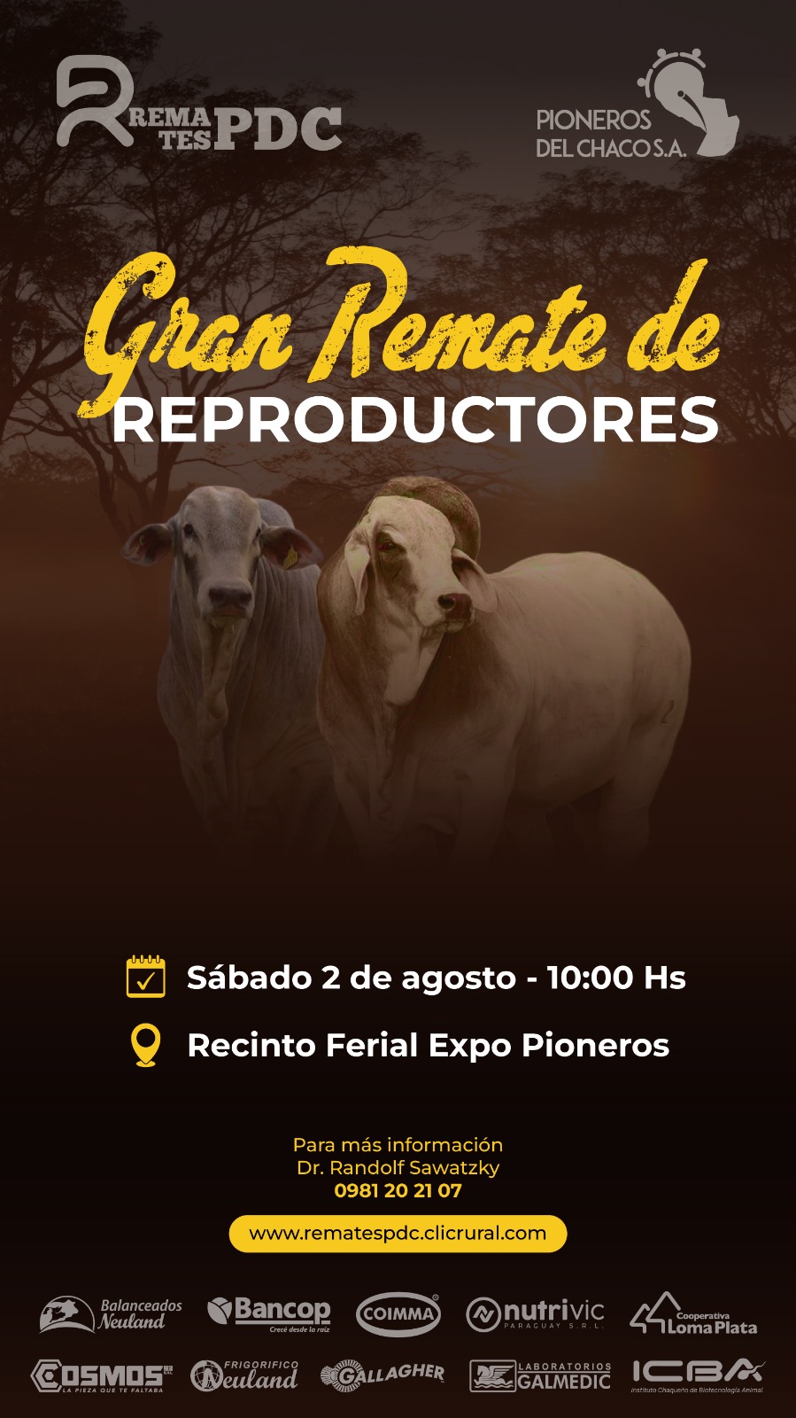 Sábado 2 de agosto- Remates PDC