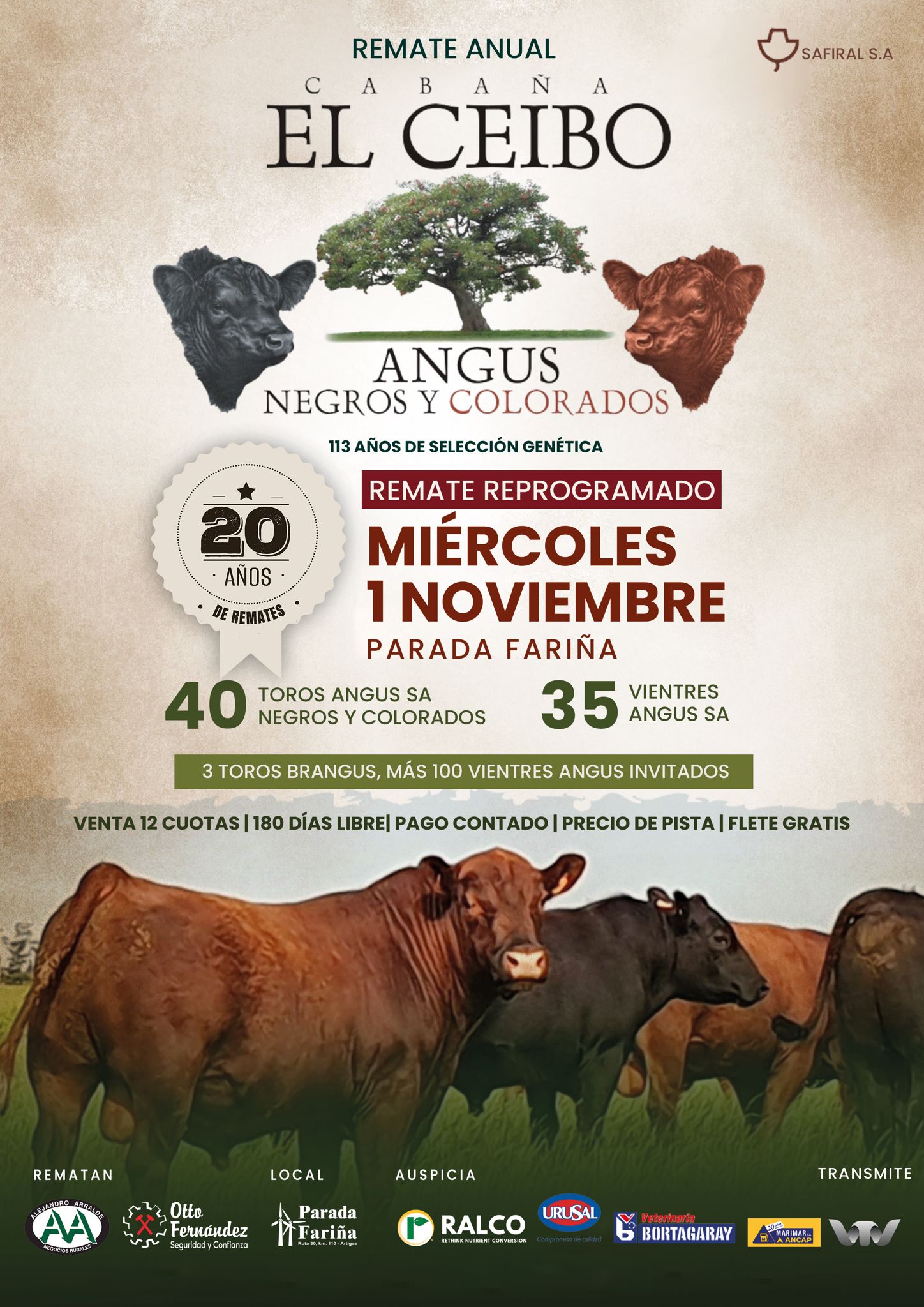 Afiche Cabaña El Ceibo