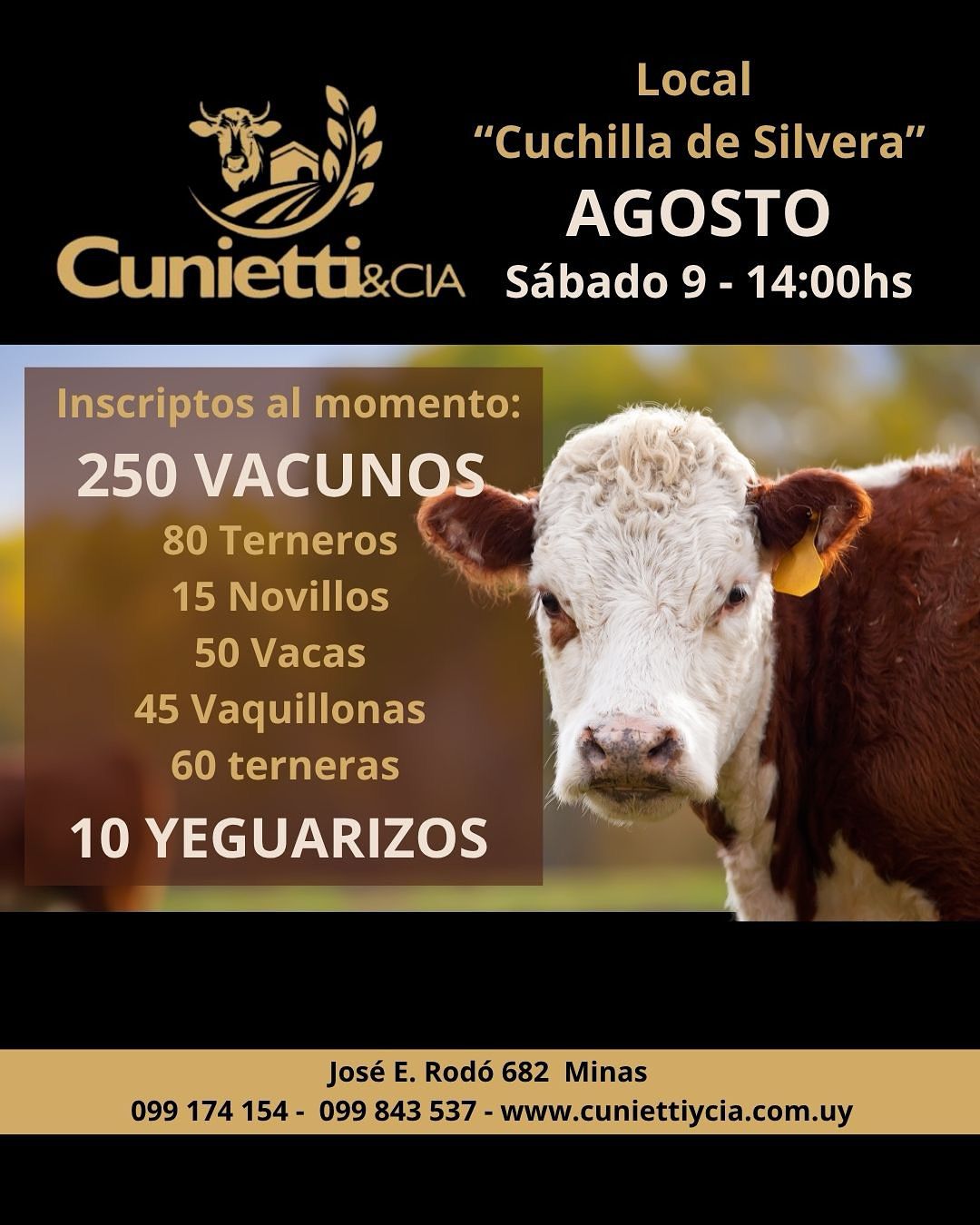 Afiche 9 DE AGOSTO - Local Cuchilla de Silvera