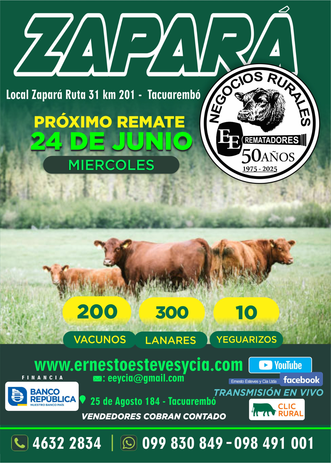Remate Feria mensual - Local Zapara