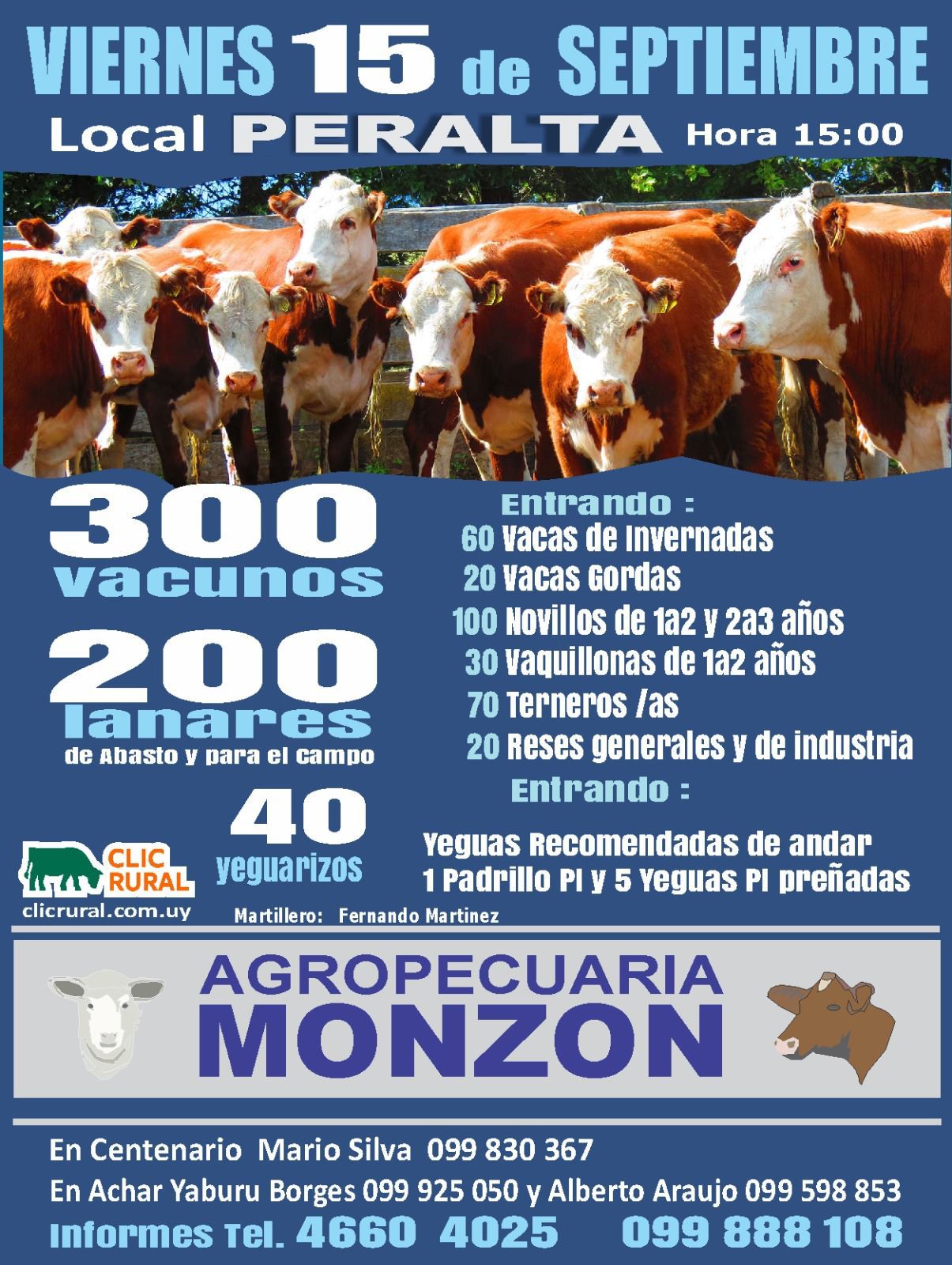 ClicRural Feria Mensual Agropecuaria Monzon