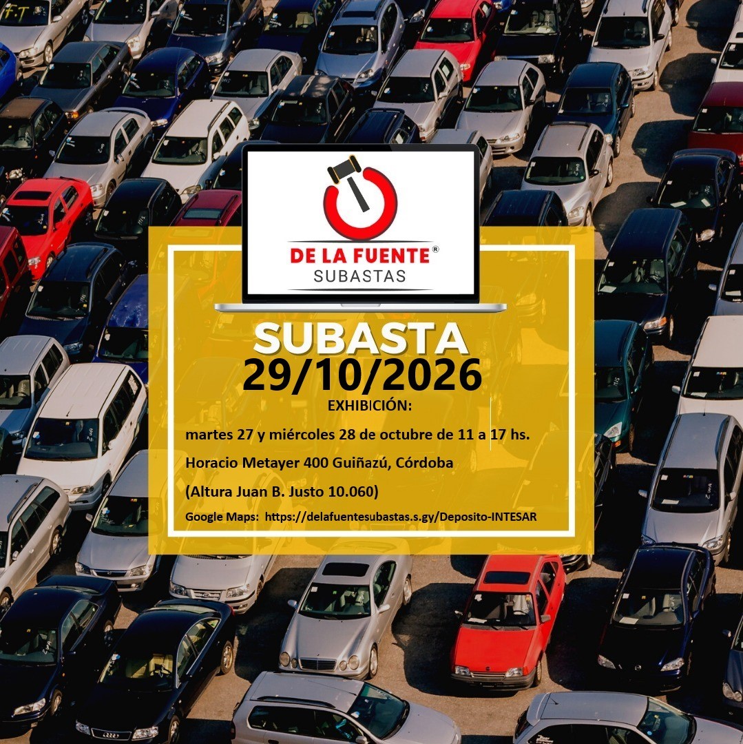 Remate SUBASTA 29/10/2026 14:30HS