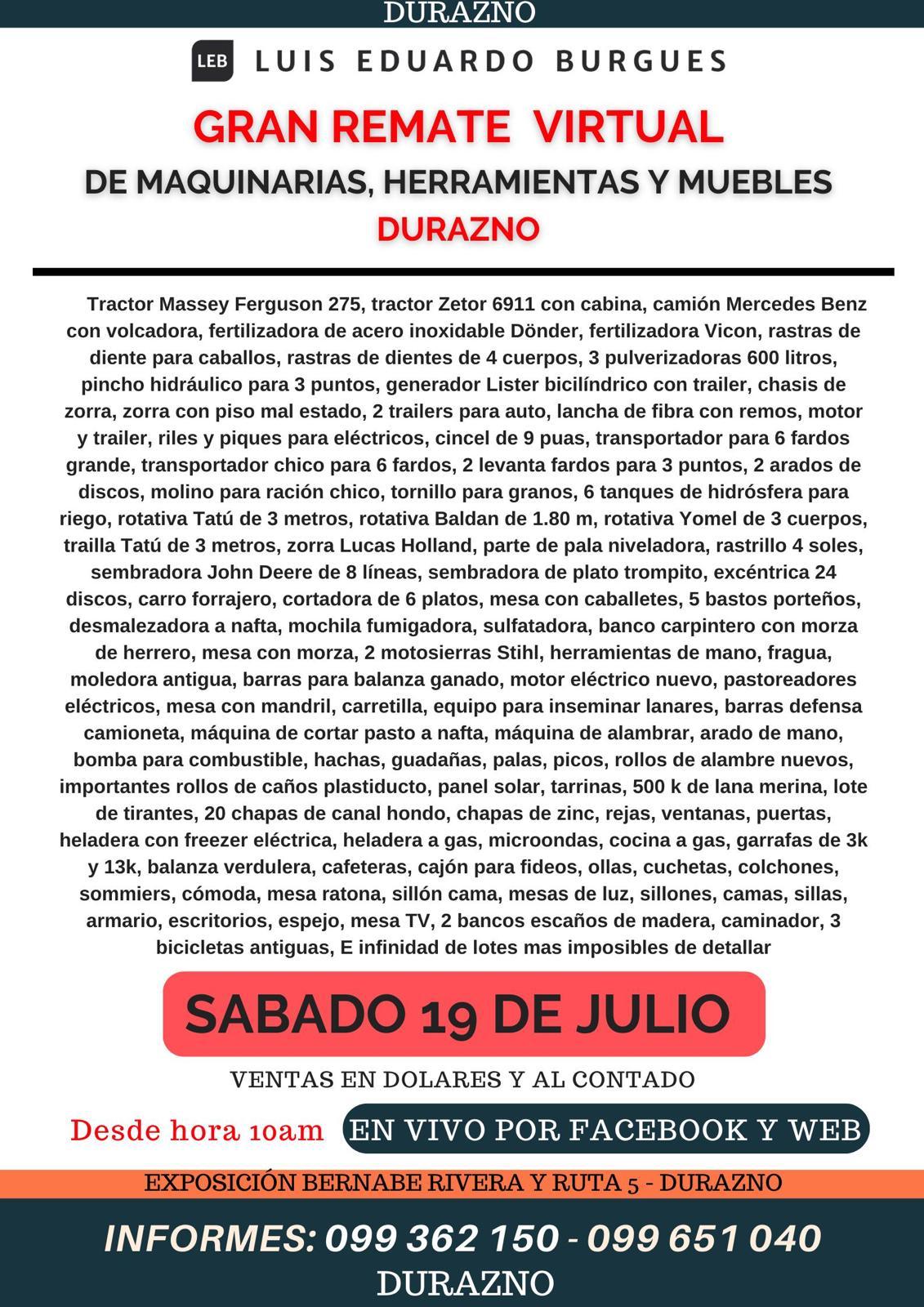 Remate Pantalla Burgues