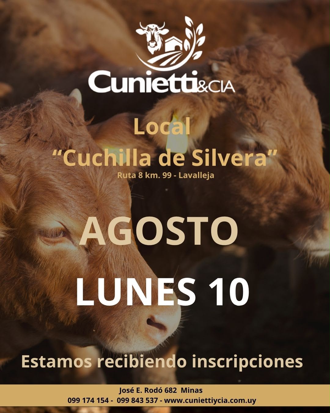 Remate Primera feria mensual - Cunietti y Cia