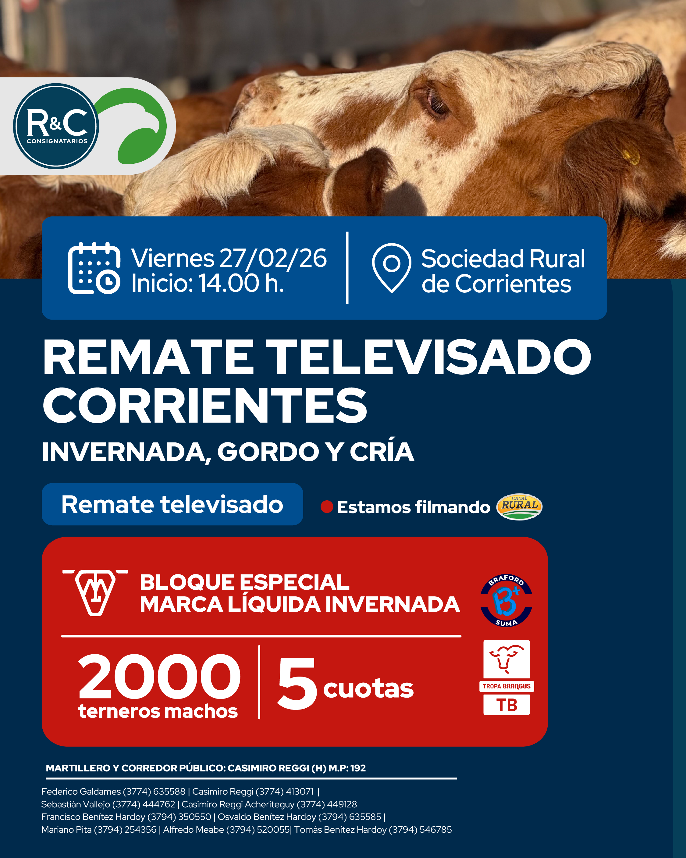 Remate televisado Corrientes 