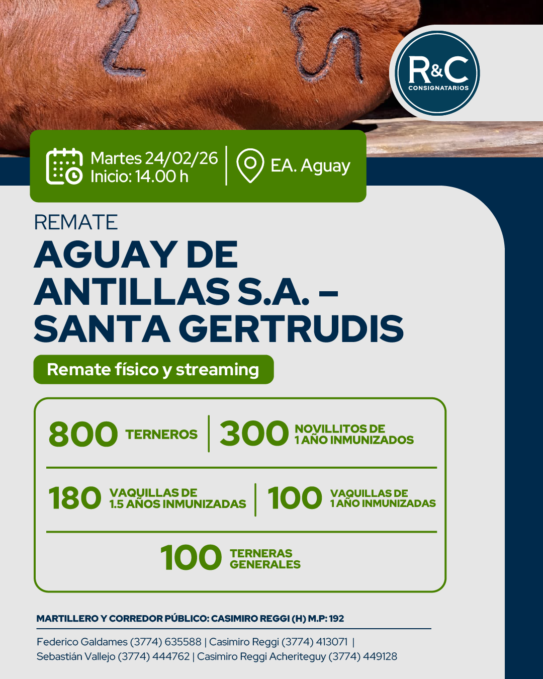 Remate Aguay de Antillas S.A. - Santa Gertrudis