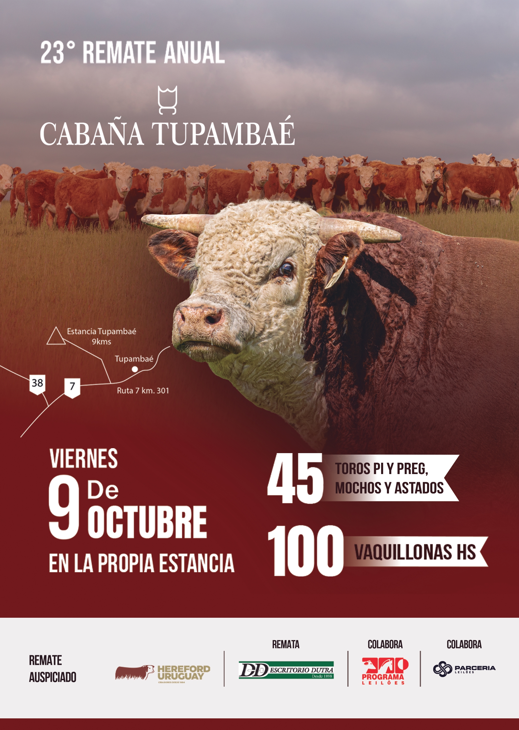 Remate 23º Cabaña Tupambaé