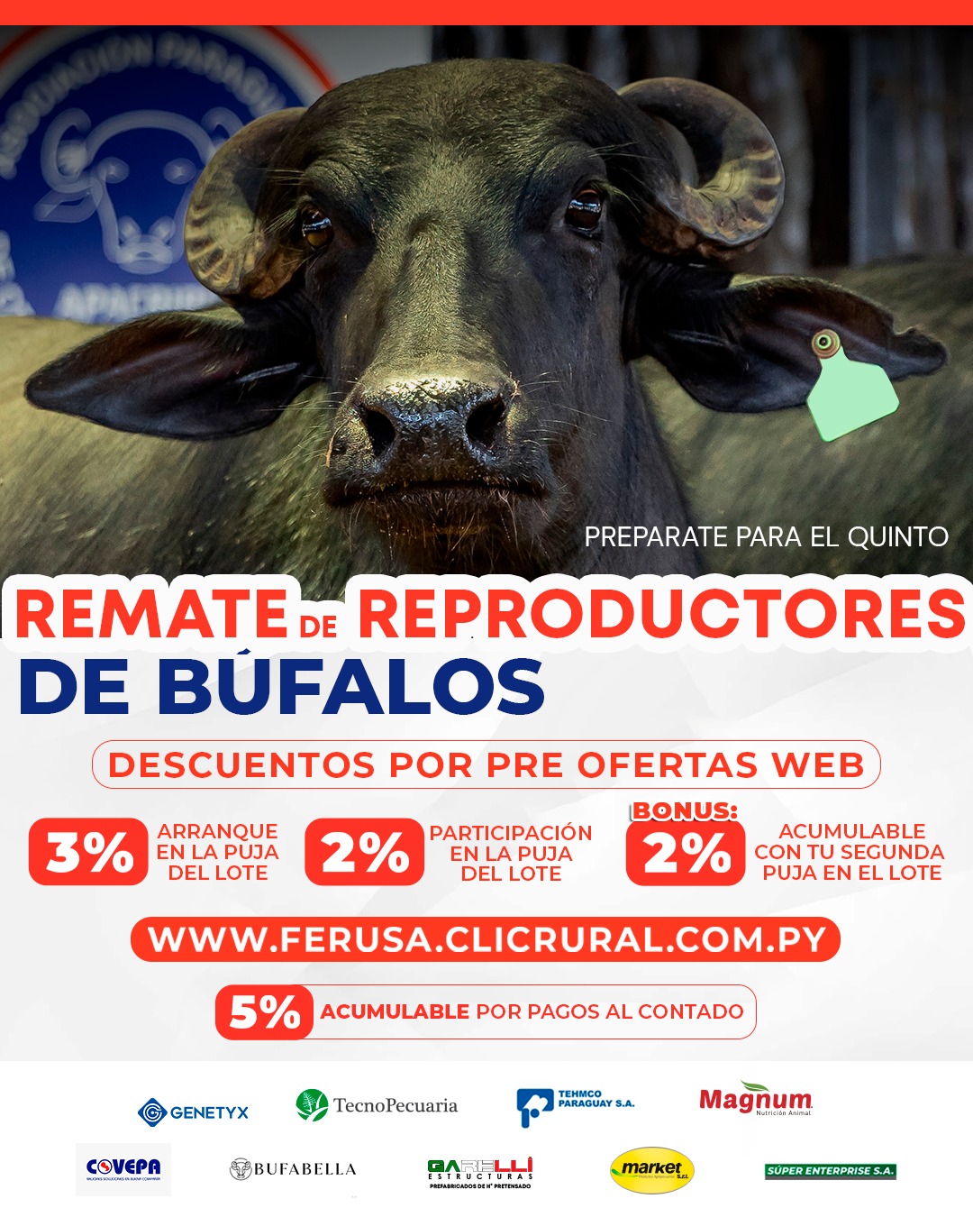 Remate Remate APACRIBU Búfalos