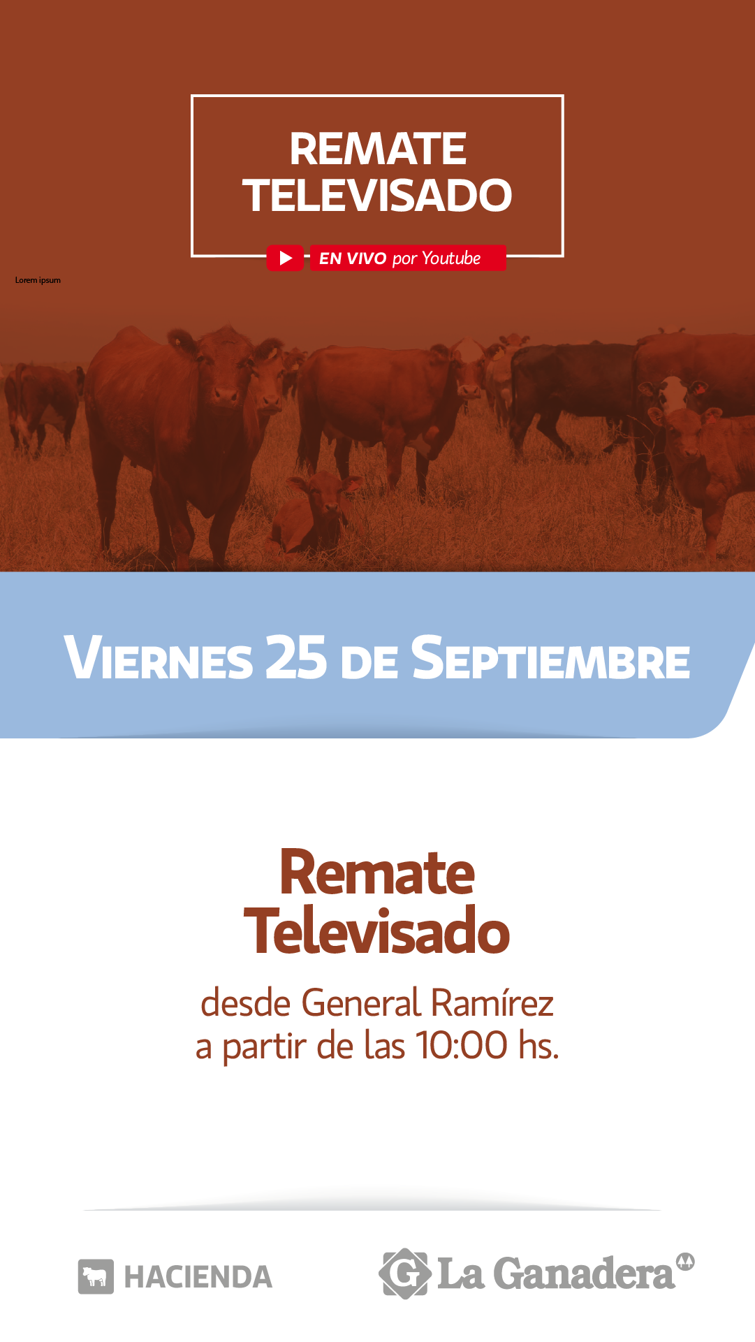 92° REMATE TELEVISADO