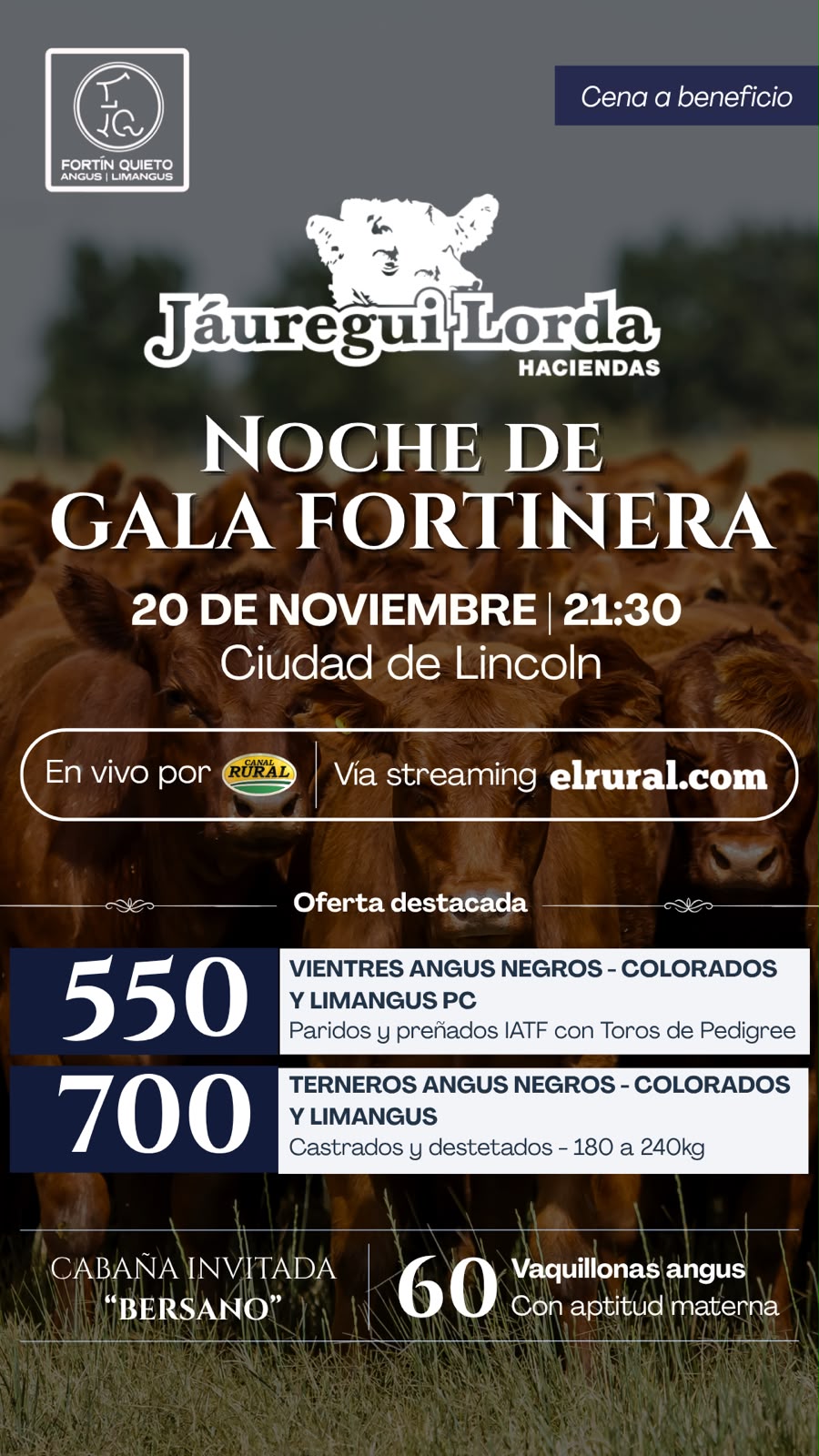 Afiche Gala Fortinera, canal rural