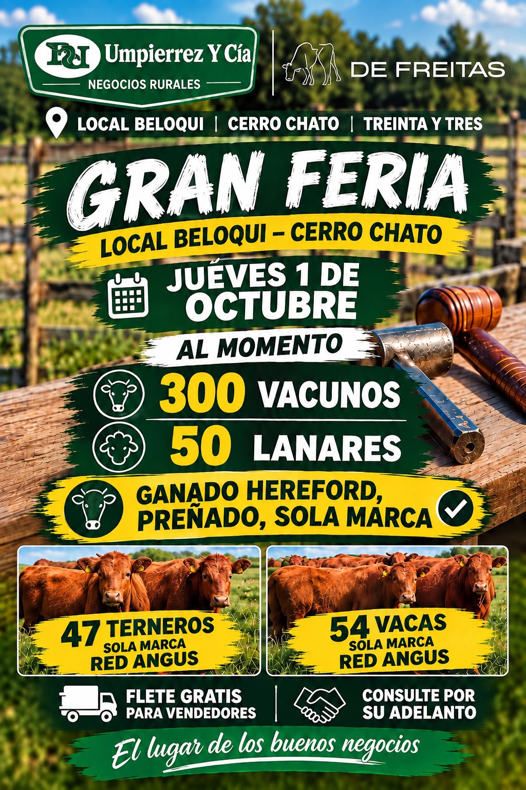 Afiche Feria mensual - Local Beloqui