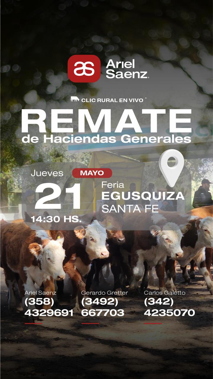 Remates Haciendas generales - Egusquiza