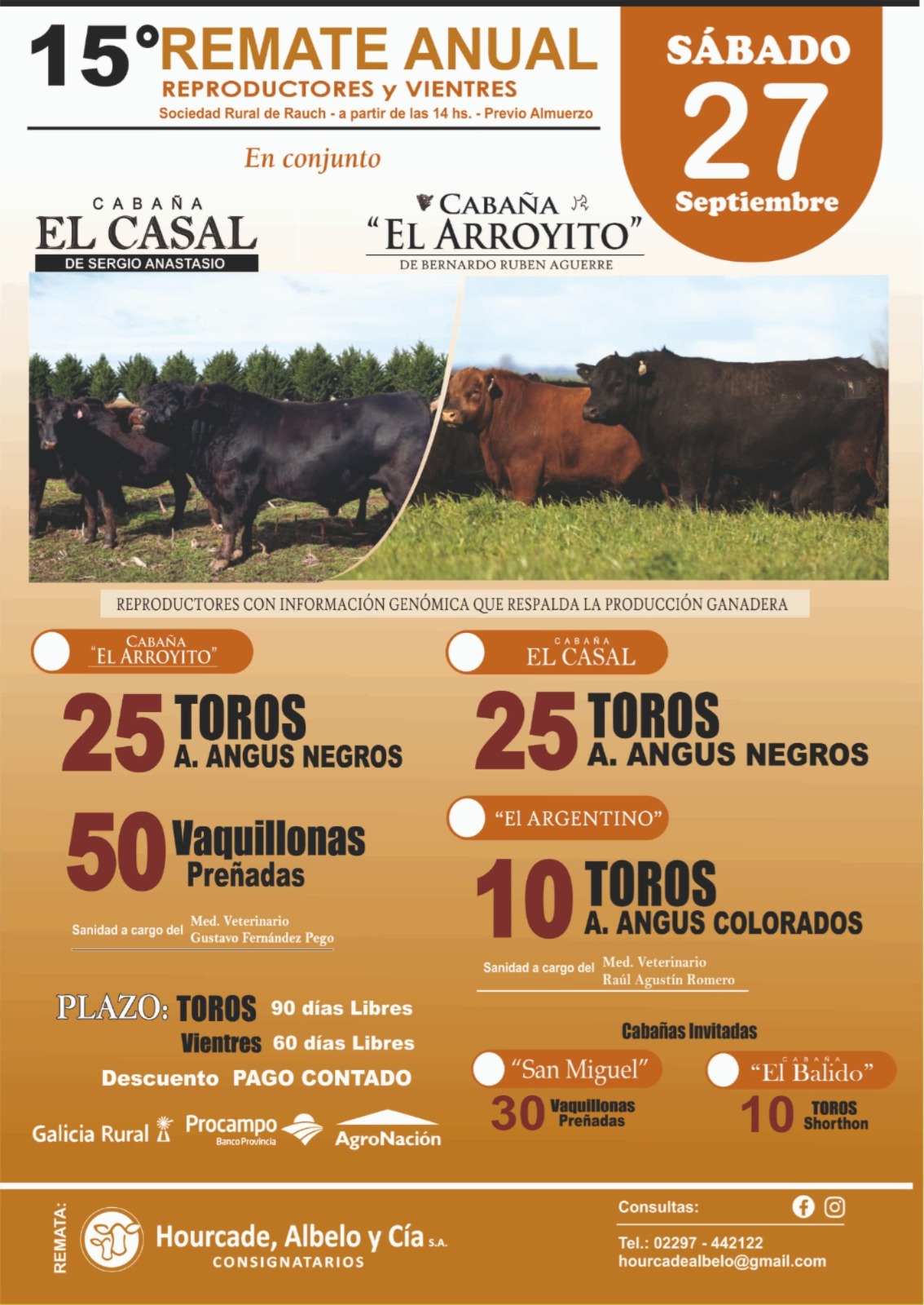 Remate 27 de Septiembre - Rauch