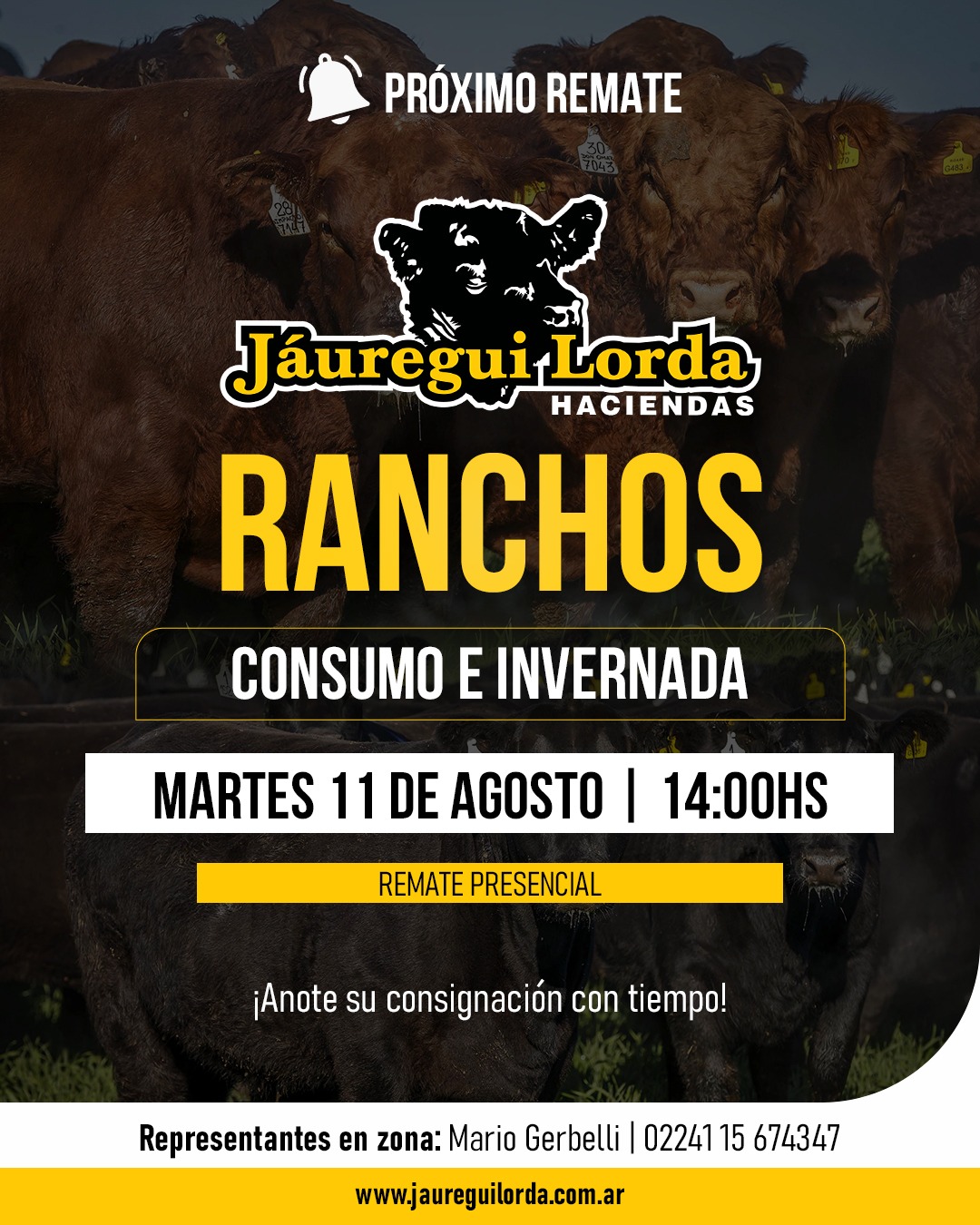 Afiche Remate consumo e invernada
