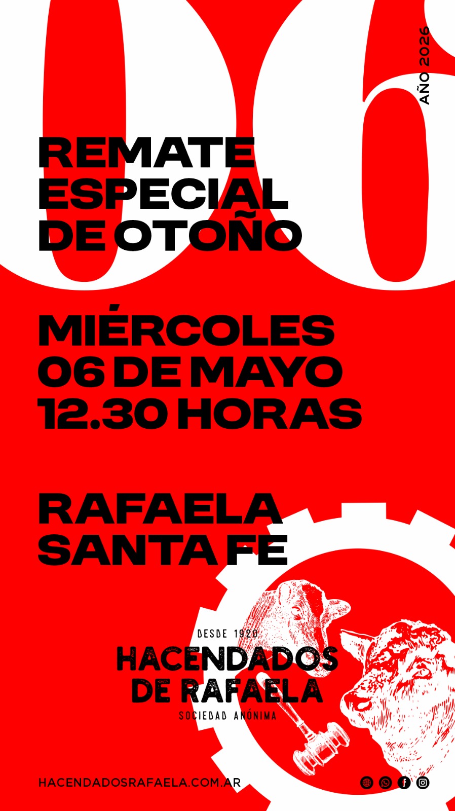 Afiche Remate especial de Otoño - Rafaela