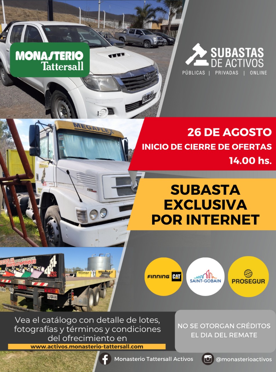 Afiche SUBASTA MULTIEMPRESA 26-08-2021
