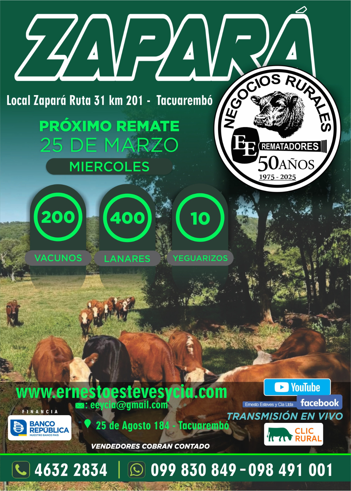 Remate Feria en Local Zapara