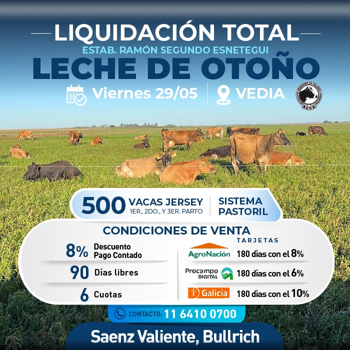 Liquidación Total Leche de Otoño