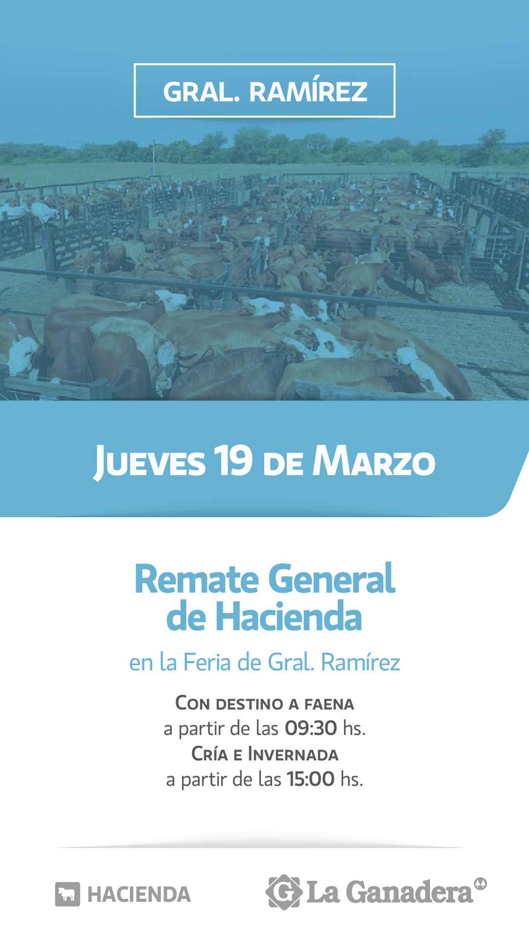 REMATE FERIA EN INSTALACIONES DE GRAL. RAMÍREZ