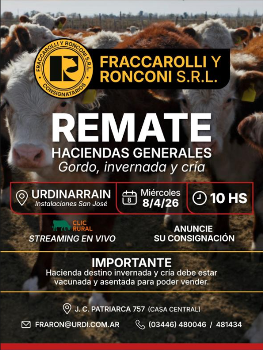 Afiche 08 DE ABRIL - Urdinarrain