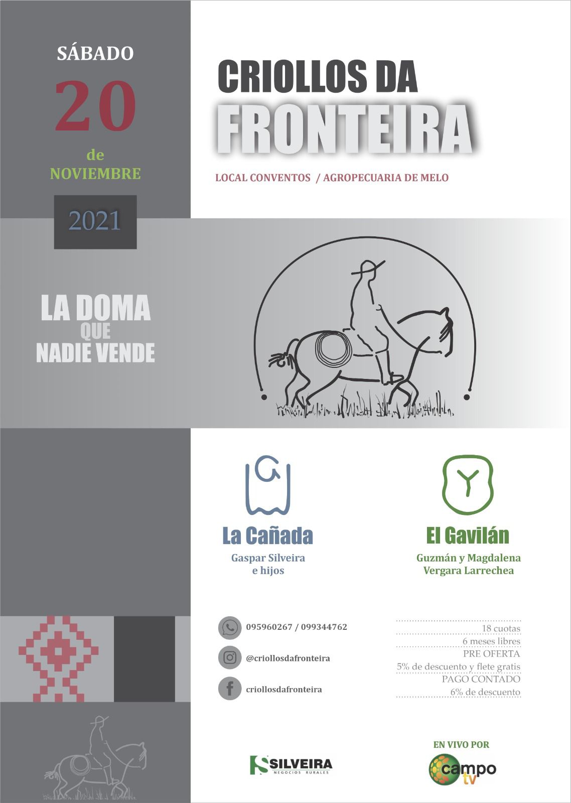 Afiche Criollos da Fronteira