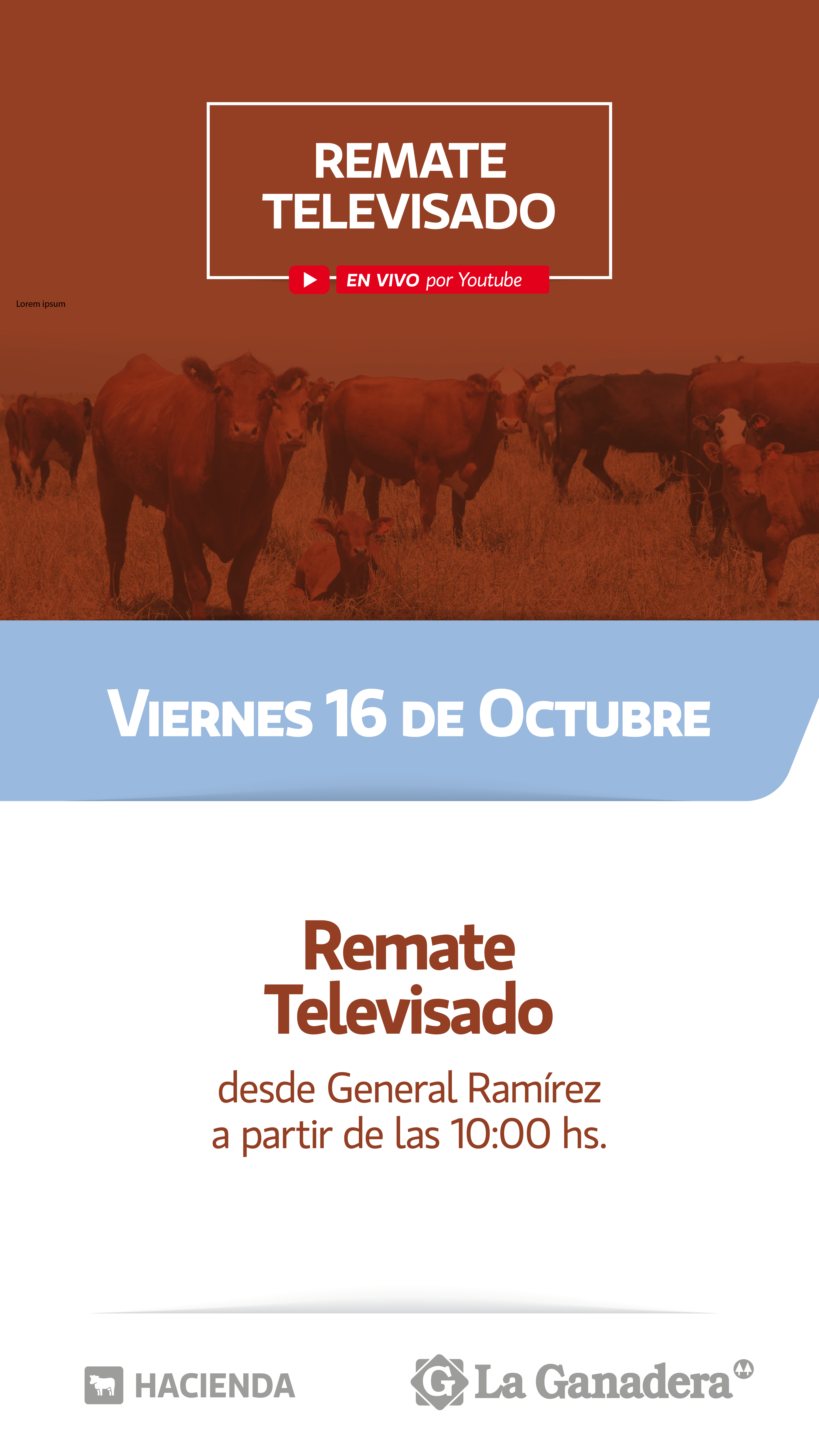 92° REMATE TELEVISADO
