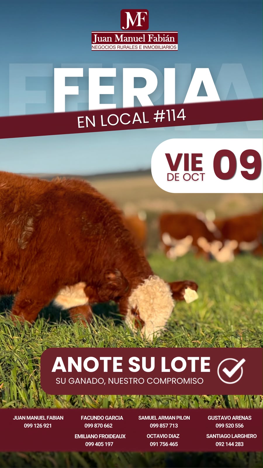 Afiche Feria mensual - JMF