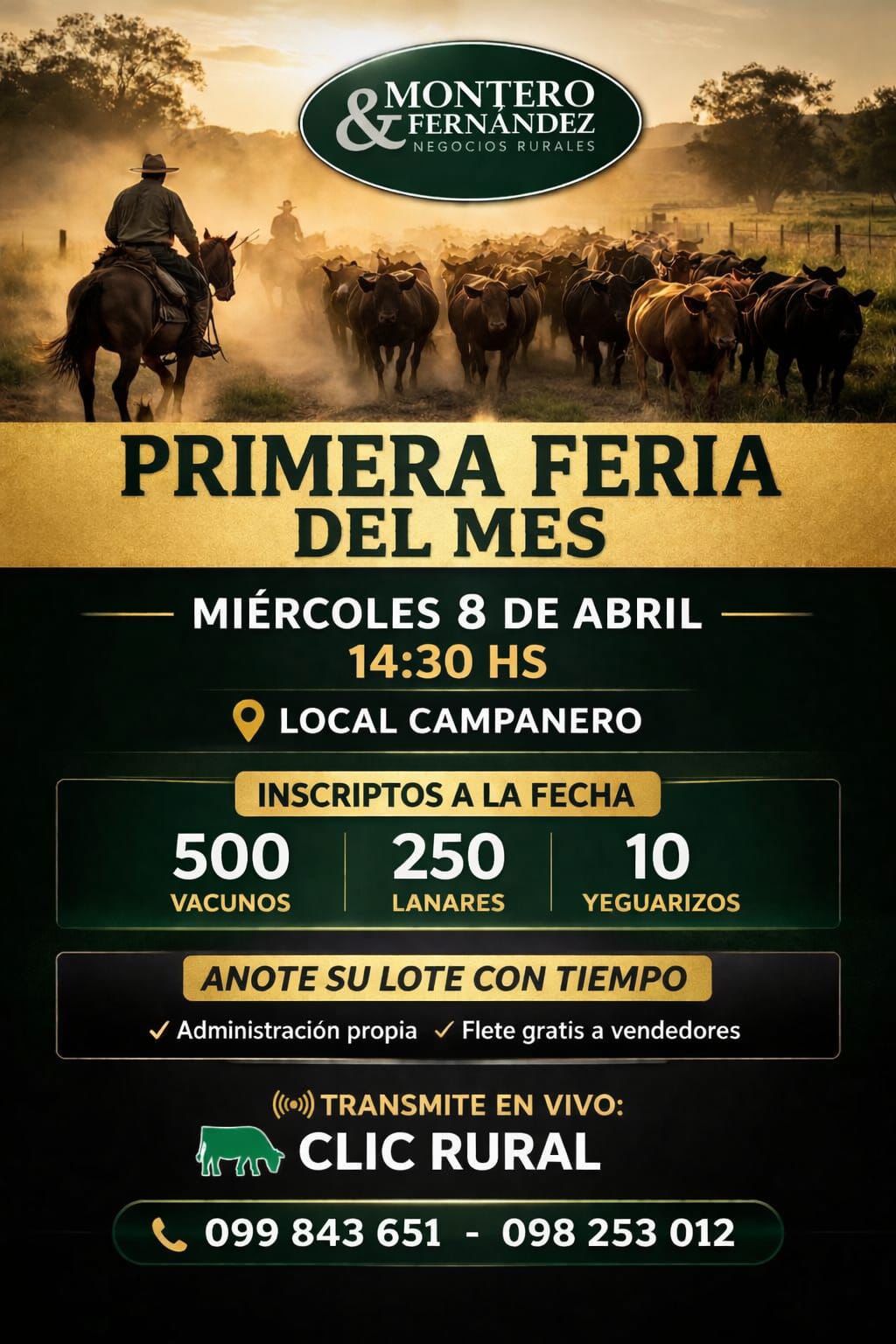 Remate Primera Feria del Mes
