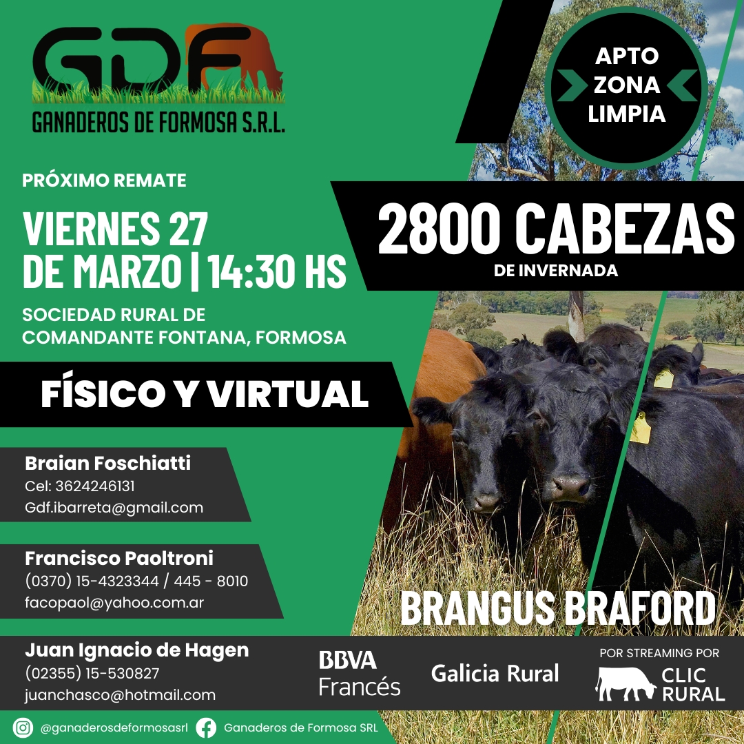 Remate 27 de Marzo - Comandante Fontana