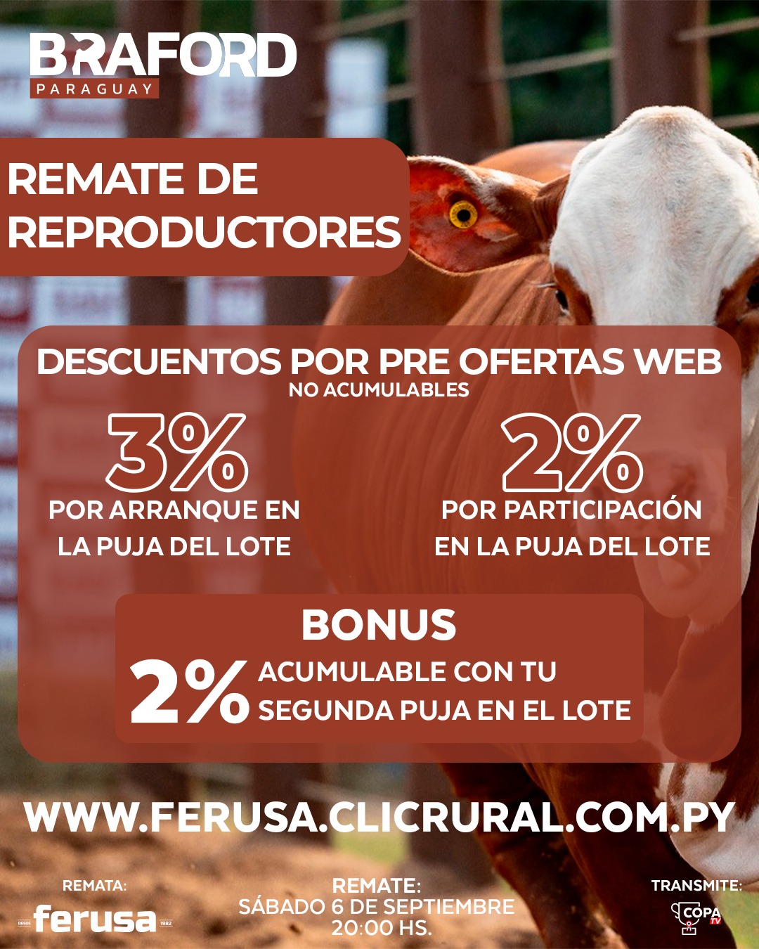 Remate Remate de Reproductores Braford