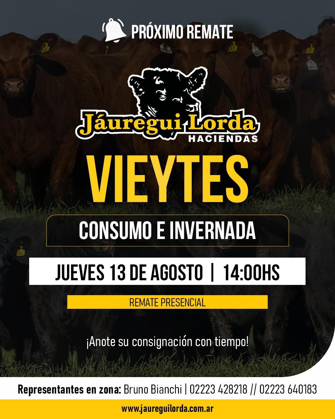 Afiche Remate consumo e invernada