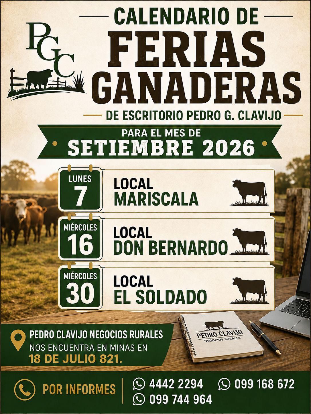 Afiche Feria mensual - Local Mariscala