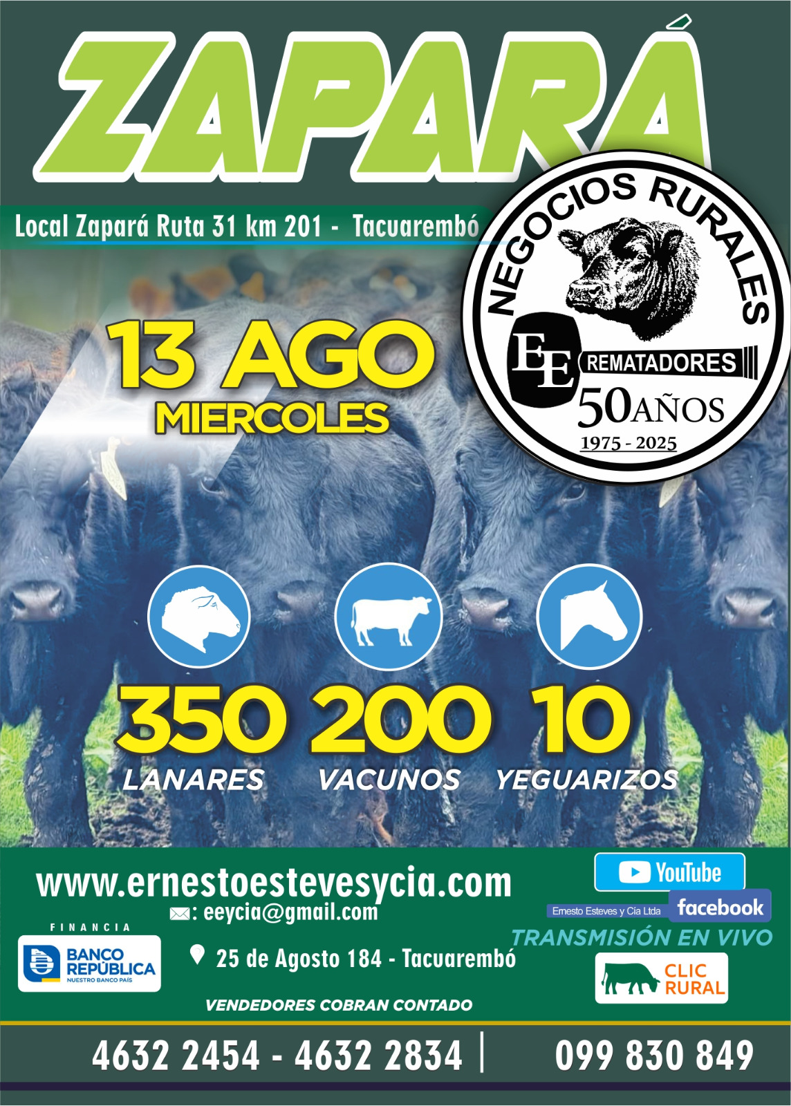 Remate Feria mensual - Zapará