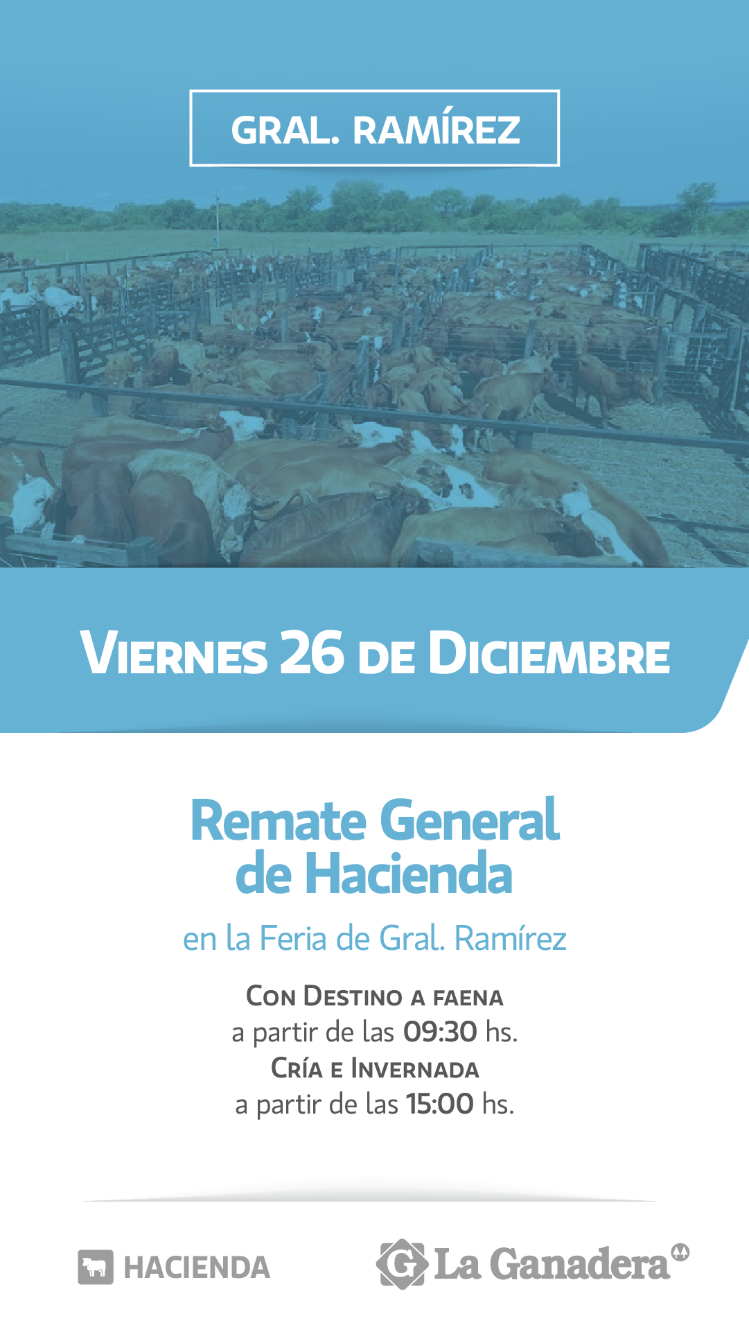 REMATE FERIA EN INSTALACIONES DE GRAL. RAMÍREZ