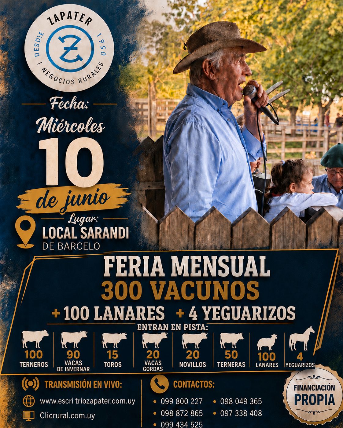 Remate Feria mensual - Sarandi de Barcelo
