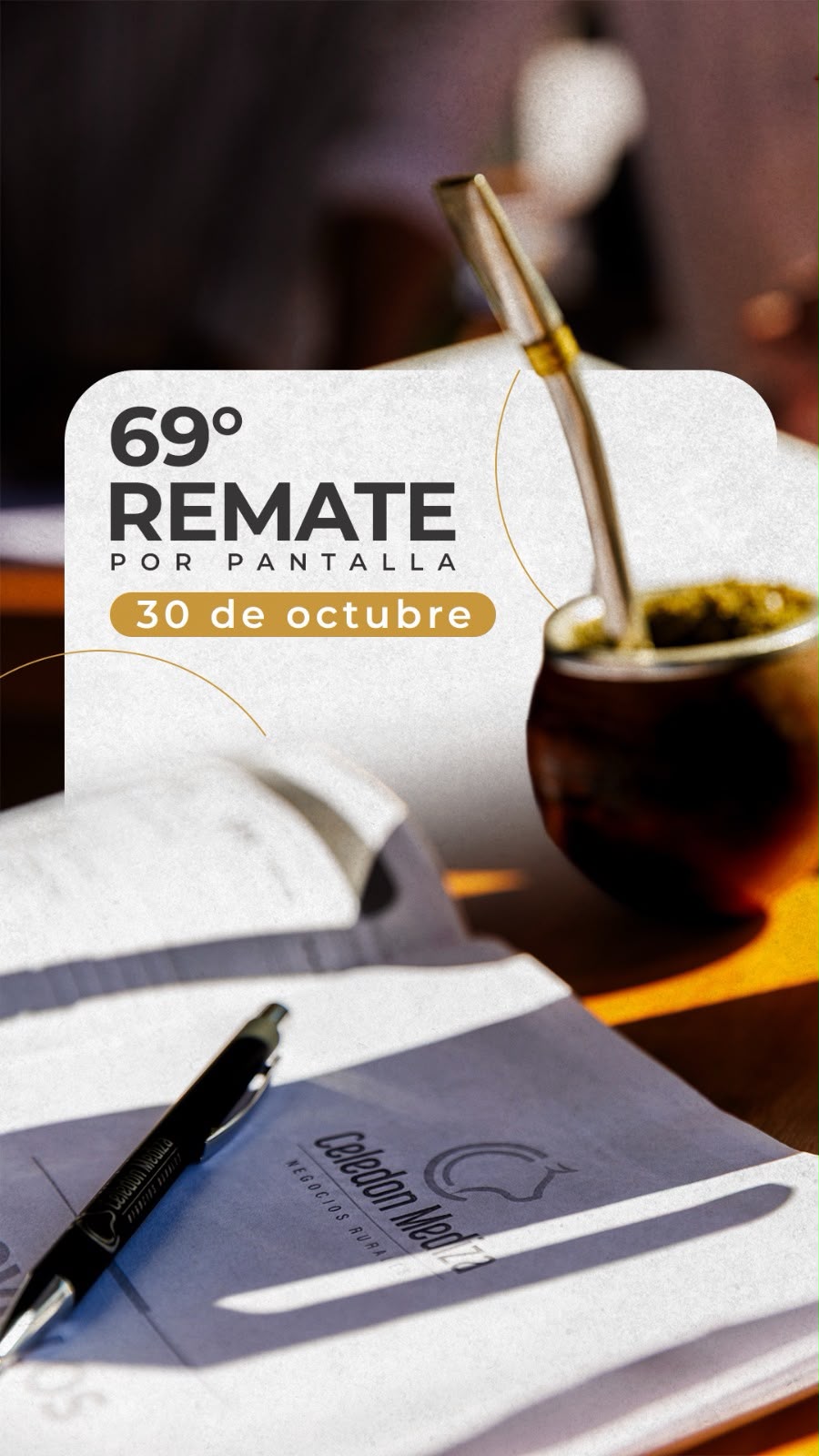 Afiche 69º Remate por Pantalla