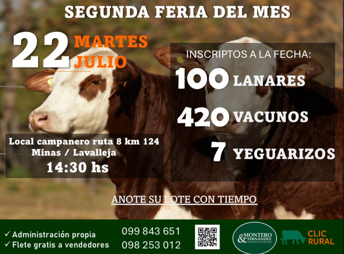 Remate Feria mensual - Montero y Fernandez