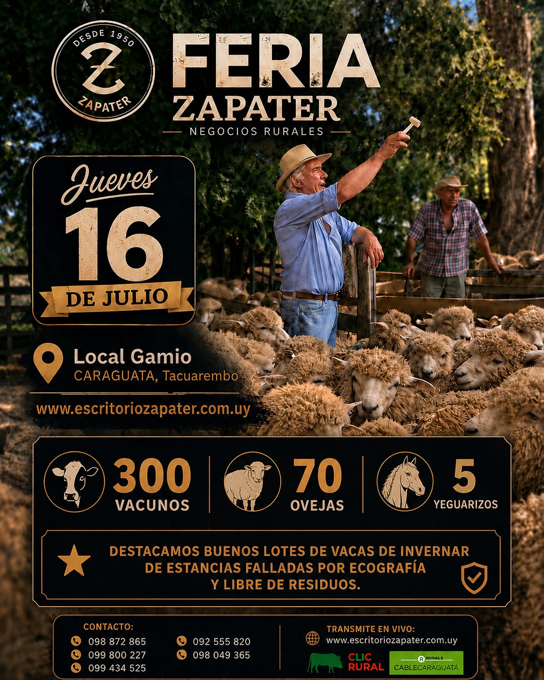 Remate Feria mensual - Local Gamio