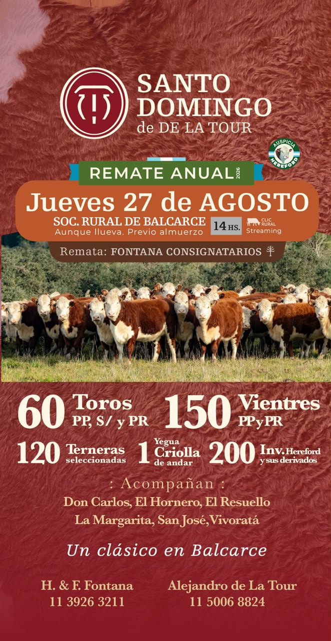 Remate Anual Santo Domingo 