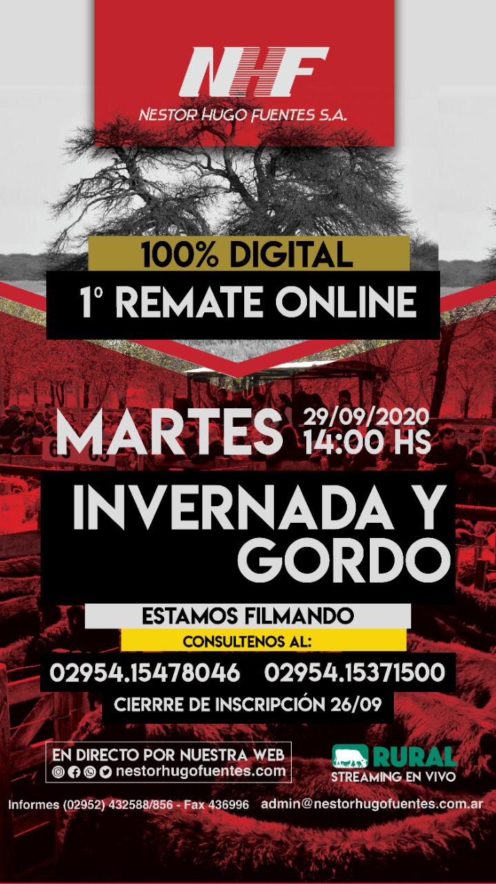 Afiche 1º Remate Online