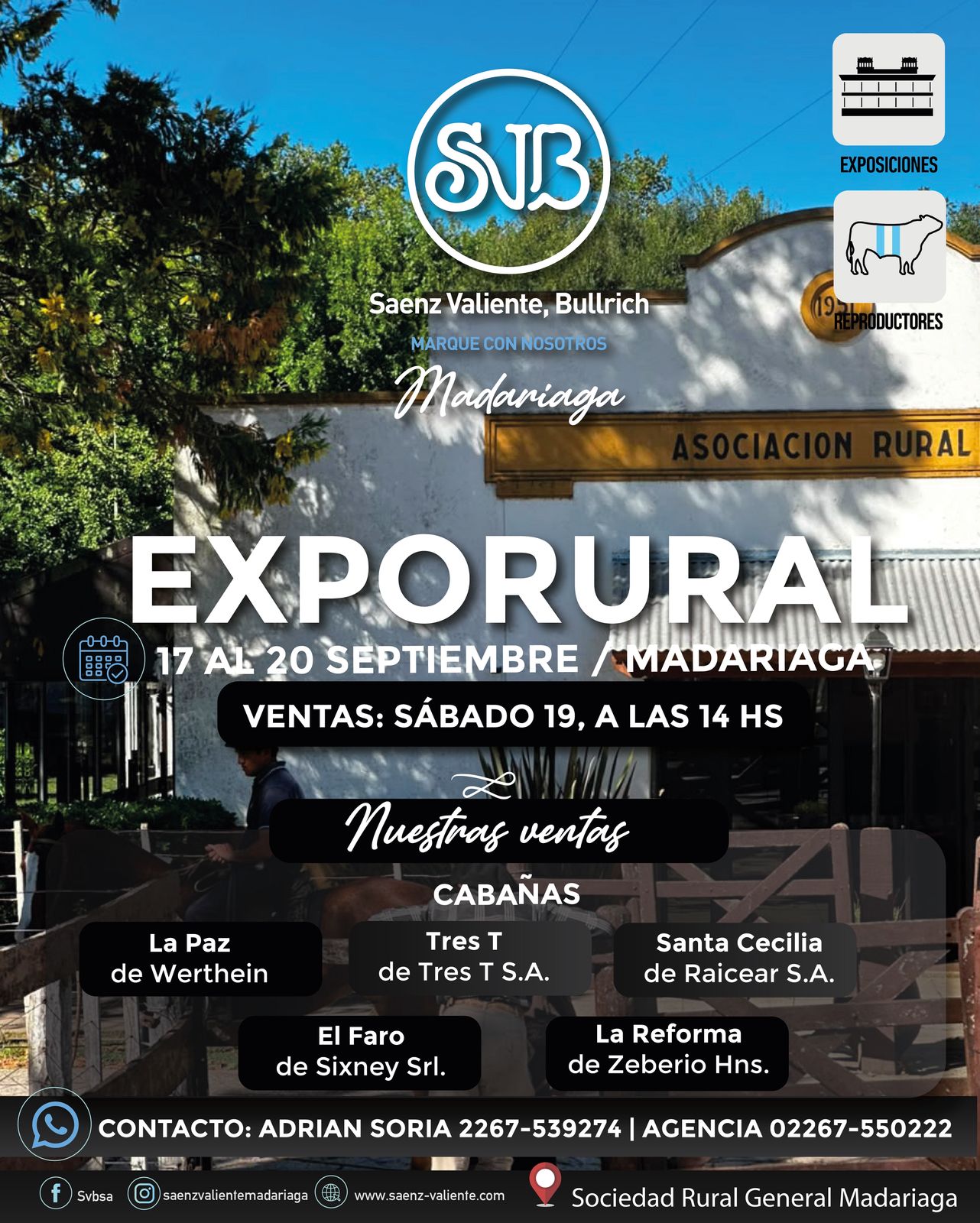 Afiche Expo Rural Gral. Madariaga