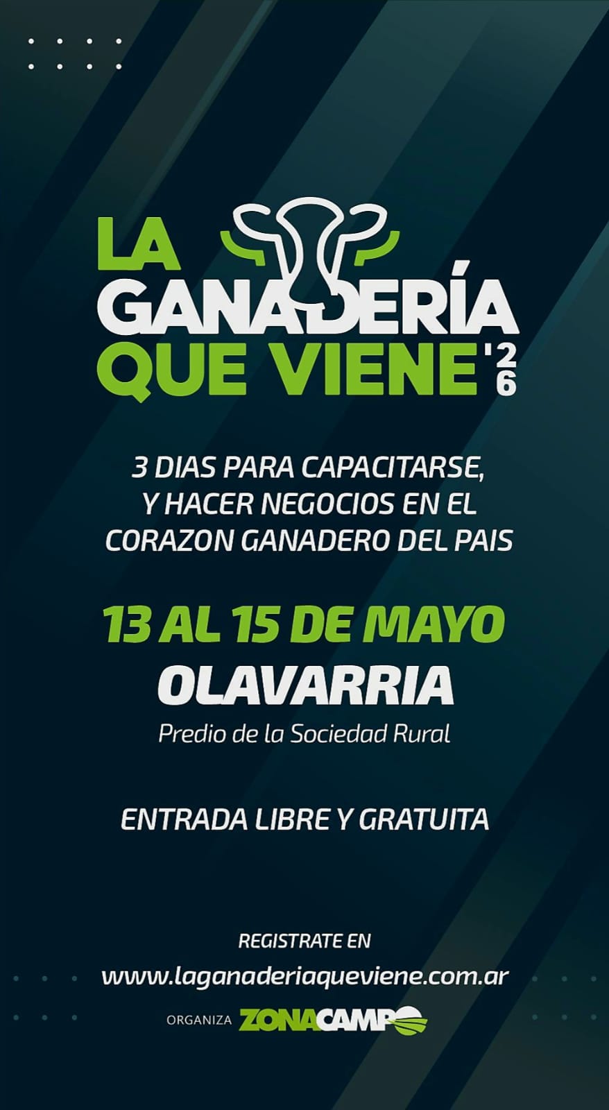 Afiche La ganadería que viene