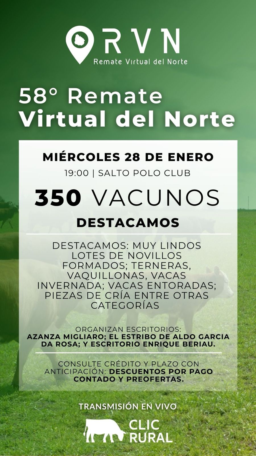 58º Remate Virtual del Norte