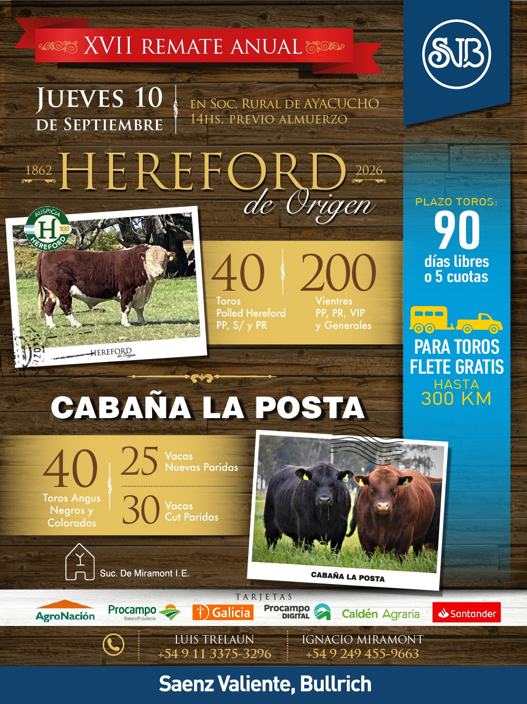 La Posta y Hereford de Origen