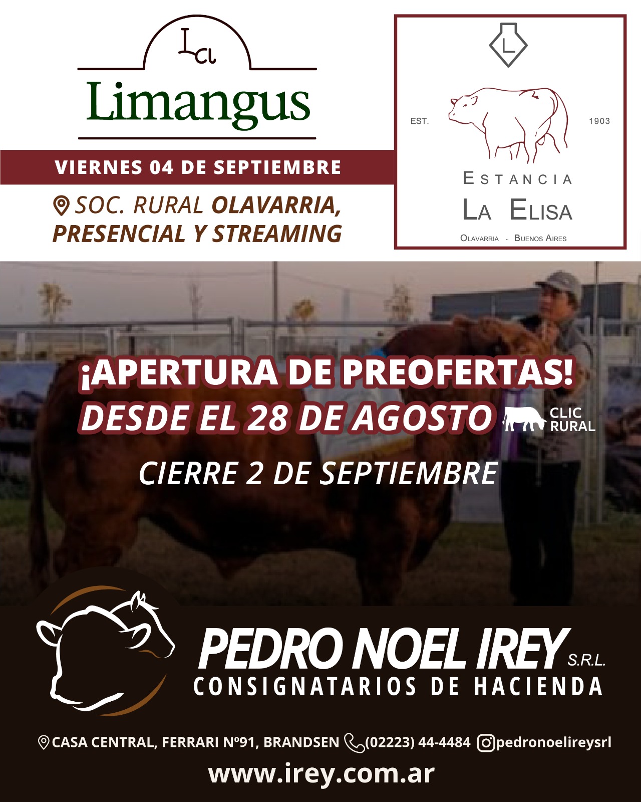 Afiche Remate Estancia 