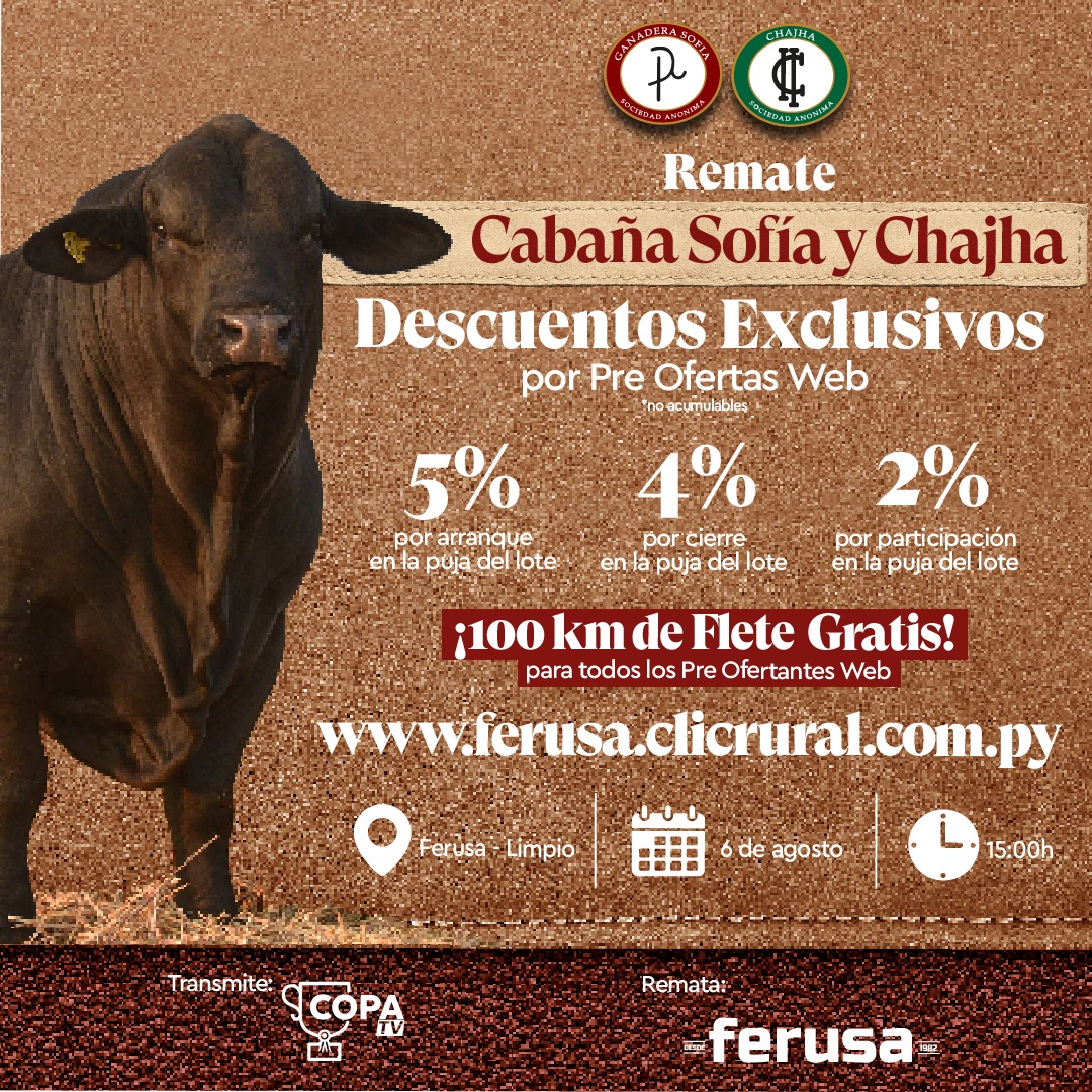 Afiche REMATE CABAÑA SOFIA & CHAJHA