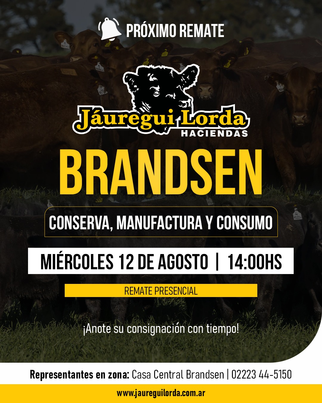 Afiche Remate conserva, manufactura y consumo 