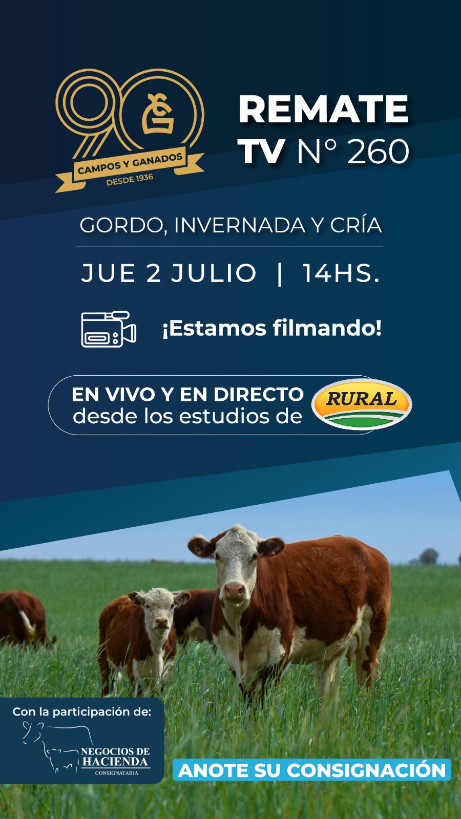 260°REMATE POR PANTALLA - 90° ANIVERSARIO