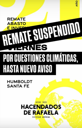 Afiche Remate abasto e invernada 