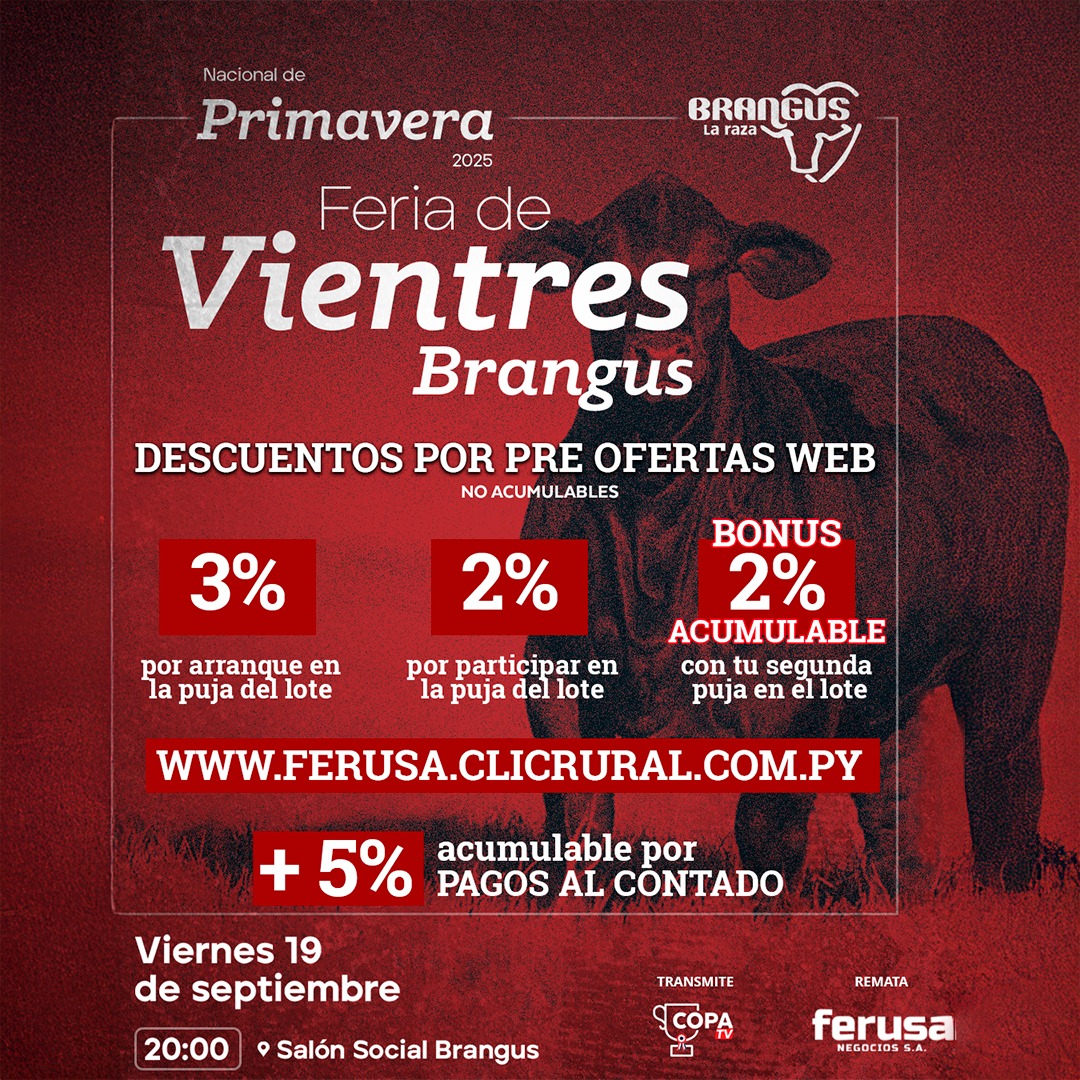 Remate Nacional de Primavera Brangus 2025- Vientres